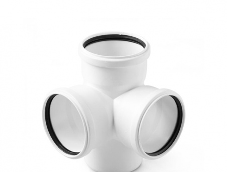 Крестовина полипропилен 25 мм (серый)