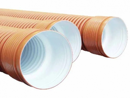 Труба гофрированная с раструбом DN/OD 800 / 687 мм SN6-SN7