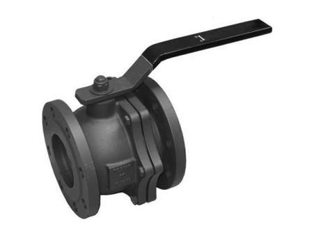 Кран шаровой проходной сальниковый фланцевый 11ч37Пф-4 Ду 150 РУ-16  Т-(+200) (п, вд,воздух), Т-(+90) (м, нф)