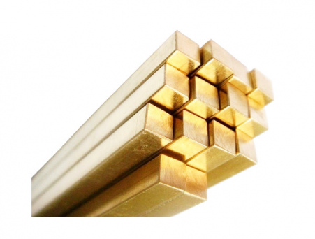 Квадрат латунный 12х12мм ЛС59-1 L=3м ГОСТ Р52597-2006