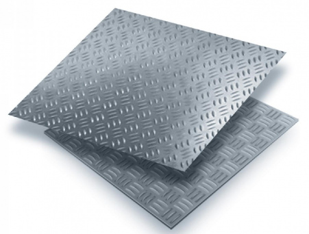 Лист рифленый нержавеющий  2.5мм чечевица сталь AISI 304; AISI 321 раскрой 1500х3000 ГОСТ 8568-77