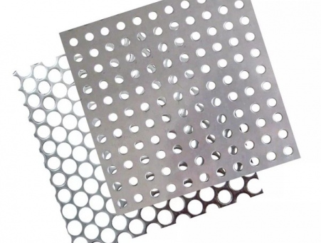 Лист перфорированный оцинкованный 0.5x1250x2500; Qg 10-15