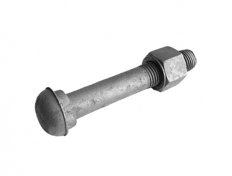 Болт для рельсовых стыков с гайкой (ГОСТ 11530-2014; М27х160)