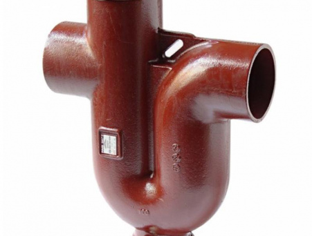 Сифон чугун SML Ду 150 для горизонтальных и вертикальных трубопроводов б/растр