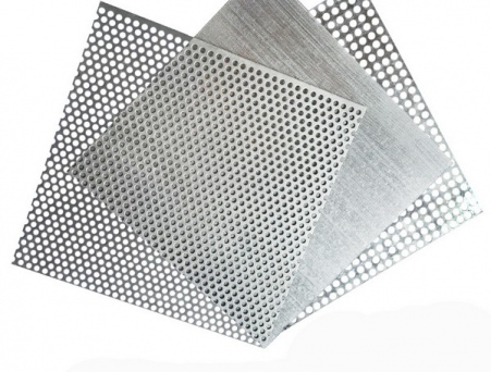 Лист стальной перфорированный 0.5x1000x2000; Qg 8-12