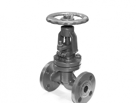 Вентиль запорный проходной фланцевый 15нж65бк из нержавеющей стали Ду 25; Ру 16; Т-300 (ж, г, агр)